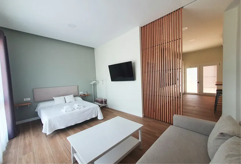 Una vista de la estancia del dormitorio